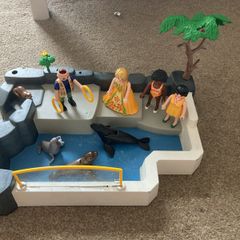 playmobil seal pool set
