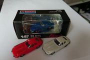 3 Jaguar E  model cars
