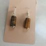 Sterling silver and tigers eye earrings Image 2