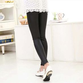 kids faux leather  leggins