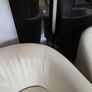 Three stylish leather arm chairs. Two require upholstery Image 3