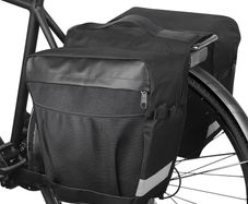 NEW SALE | Bike Pannier Rear Rack Bag, 28L Waterproof Double Bicycle Rear Seat Trunk Carrier, Reflective Anti-Tear Cycle Saddle Luggage Pack Storage Pouch for Grocery Shopping Commuter Long Cycling Touring