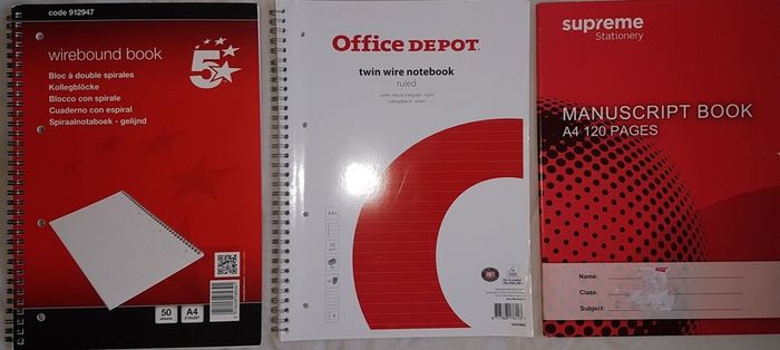 Reduced price brand new notebooks to clear!! Only 6 Euros!!