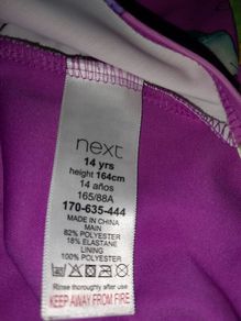 girls swimsuit from next