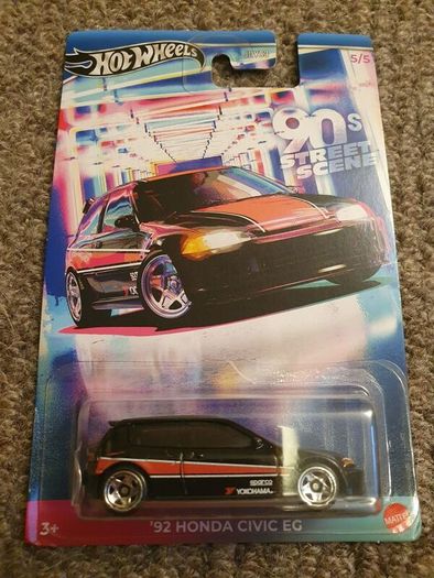 Hot Wheels Honda Civic EG 90s Street Scene