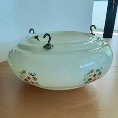 Vintage glass lampshade