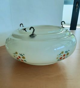 Vintage glass lampshade
