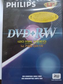 Philips DVD + Rewritable Disc. New. Free Postage!
