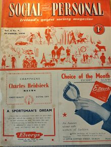 Social & Personal original magazine from 1950.