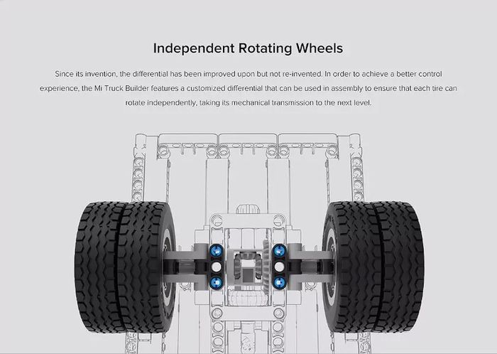 Xiaomi Mi Building Block Mine Truck Steering Wheel Control Dump Lift Smart Remote Control For Kids