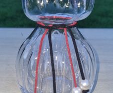 Parla (or Parle) vase designed by Maria Petterson for the Swedish glassworks SEA Glasbruk.