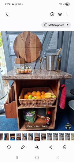 Outdoor Serving Trolley