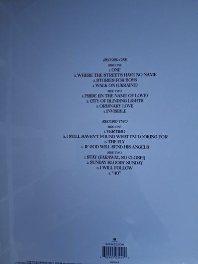 U2 White Sealed vinyl