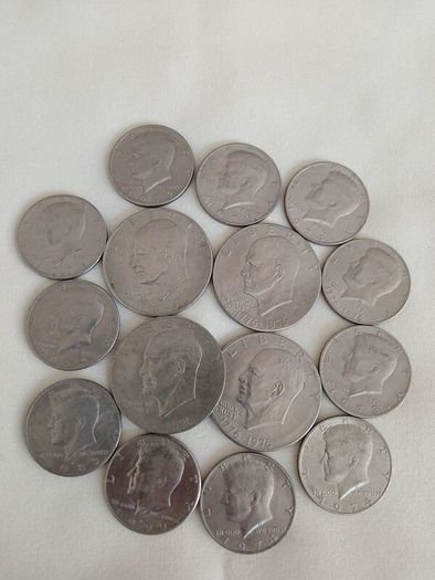 USA dollar coin set
