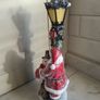 Santa & Snowman with Lighting Street Lamp Image 3