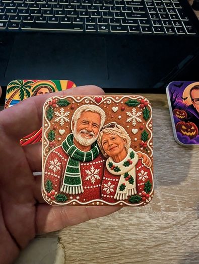 Custom Personalised 3D Fridge Magnets - Photos, Textured UV Print