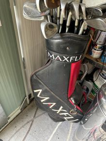 Various Golf Iron Clubs plus Golf Bag