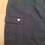Skirt/Girls Cargo Style Skirt... Age 13/14 Yrs .. Colour .. Black Image 3