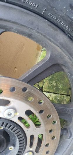 honda pcx front wheel with new tyre