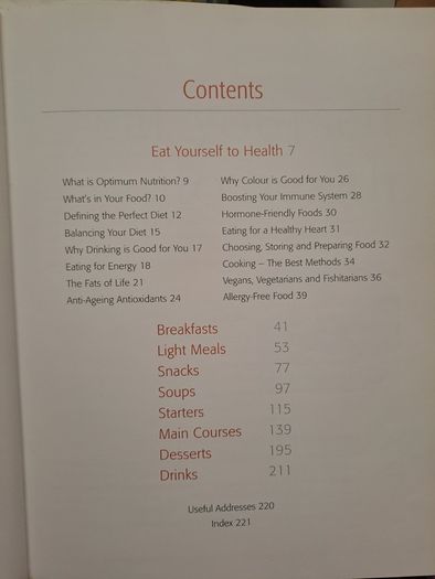 The Optimum Nutrition Cookbook