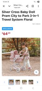 Silvercross 3 in 1 travel system