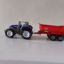 Power Tractor and Siku Krampe Half Pipe Tipping Trailer Image 3