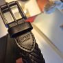 Osprey Black Real Leather Belt Size Medium - New Image 2