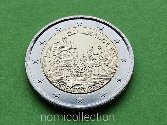 Spain 2025 year Uncirculated 2 Euro coin