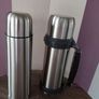 Set of x2 Stainless Steel Flasks Image 3