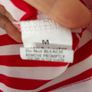 Red and White Ladies T Shirt Image 3