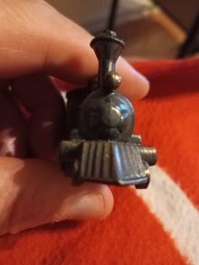 vintage train pencil sharpener