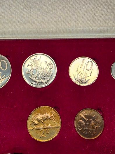 South Africa 1978 Proof Coin Set in Original Holder with COA