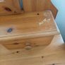 Wood dresser/ chest of drawers with mirror Image 4