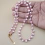 Delicate Pearl & Rose Quartz Necklace Image 8