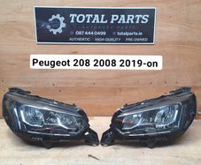 Peugeot 208 2008 2019-on headlights