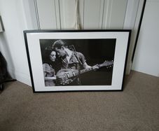 Framed & mounted Artic Monkey & Lana del Rey print