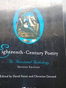 Eighteenth Century poetry An Annotated Anthology