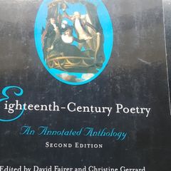 Eighteenth Century poetry An Annotated Anthology