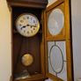 Antique German DUFA Box Wall Clock, Fully Working with Original Key (c. 1920s) Image 2
