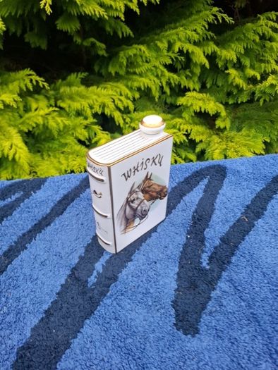 Horse porcelain whiskey carafe postage possible
