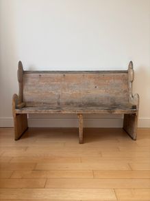 Antique church pew / bench
