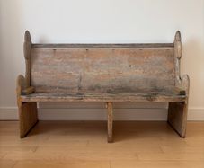 Antique church pew / bench