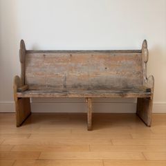 Antique church pew / bench