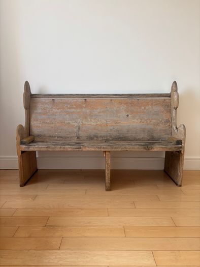 Antique church pew / bench