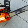 Husqvarna 120 Mark II chain saw in excellent working condition which starts half pull. Image 6