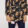 light puffer jacket/kimono style ZARA with belt Image 4