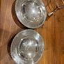 G.W.S George Wish EPNS silverplate 2 Tier Cake Stand Rare Cane Handle Image 6
