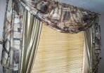 Custom made, Luxury  Silk Fabric Living Room Curtains