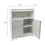 White Storage Cabinet with Doors Image 5