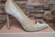 Crystal glam heels, size 6